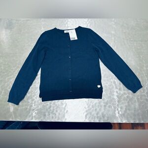 H&M Girls Navy Cardigan Sweater